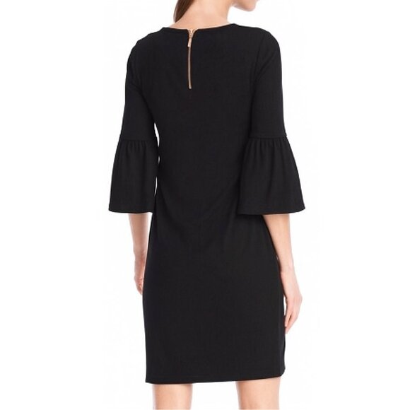 2/$30 White House Black Market Half Bell Sleeve Cocktail Shift Dress XS #9920 - Picture 4 of 9